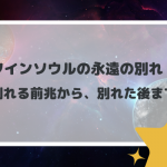 ツインソウルの永遠の別れ！別れる前兆から別れた後まで